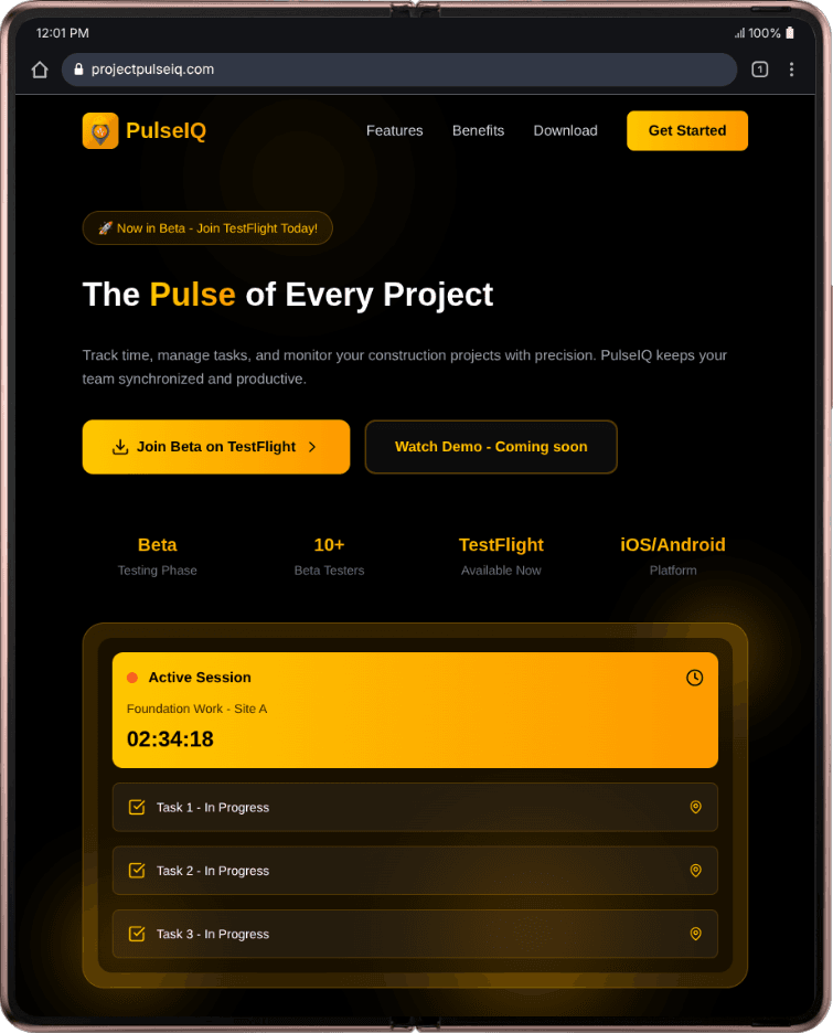 PulseIQ Product Preview